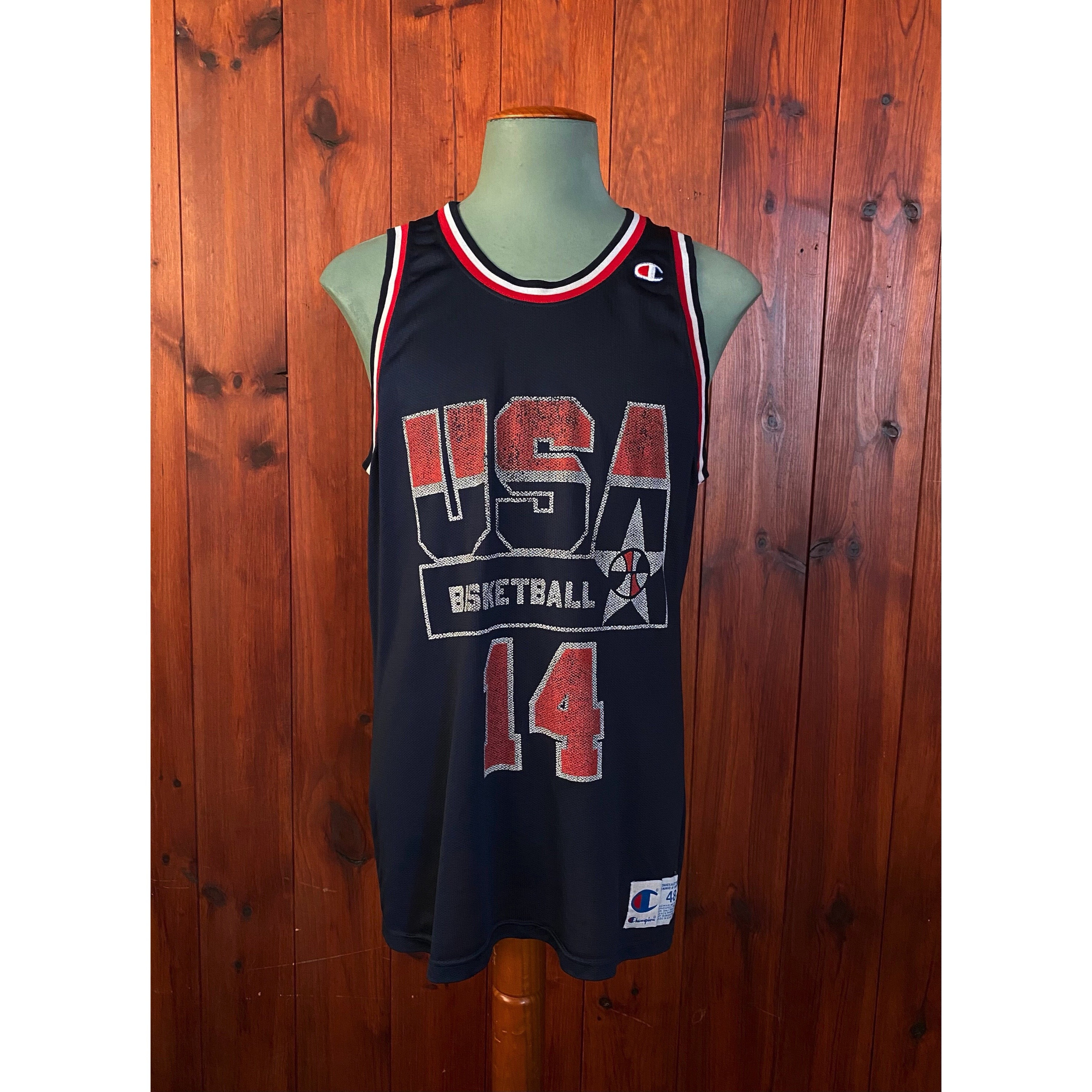 Size 48 VTG Champion Jordan Jersey Chicago Bulls 23 NBA 90s Made
