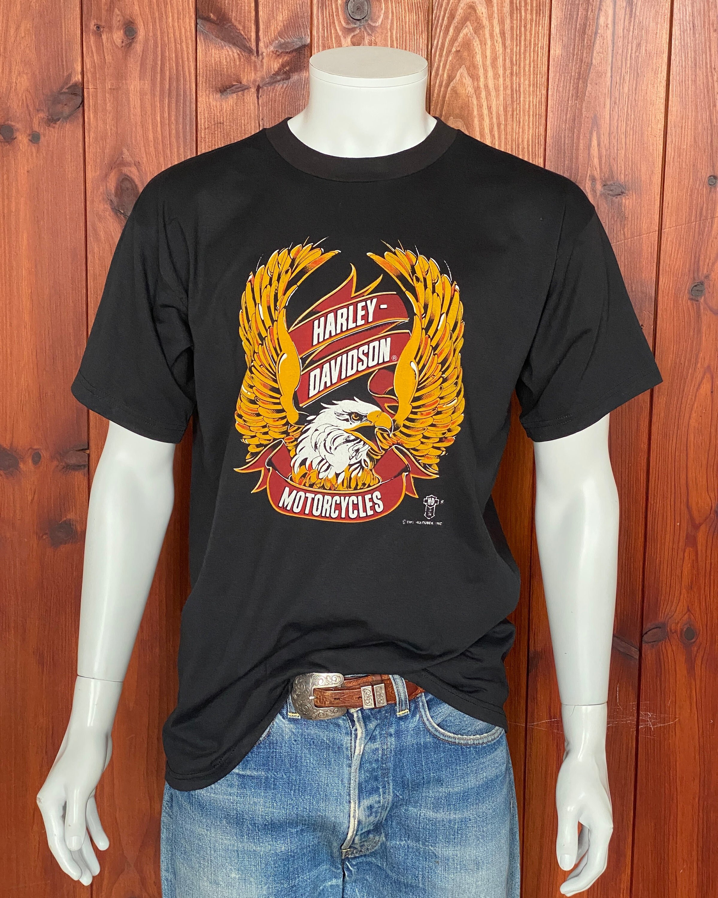 Large. Harley Davidson Vintage 1989 T Shirt - Etsy