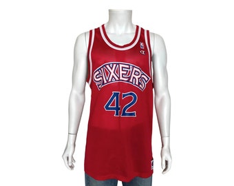 Taglia 48. Maglia NBA Jerry Stackhouse # 42 del campione vintage degli anni '90 Phila 76ers Sixers