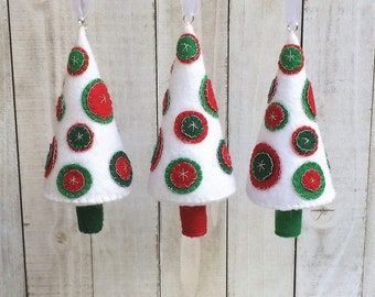 Christmas Ornament Felt Embroidery Kit Soldier DIY Makes 2