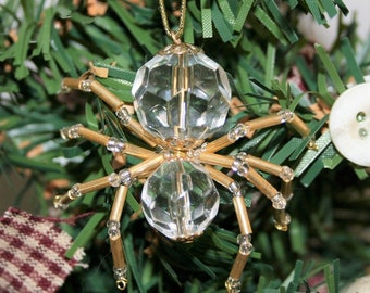 makes 3 legend of the christmas spider beading ornament kit crystal gold diy how to glass beads stocking filler craft supplies tools - The Christmas Spider makes 3 legend of the christmas spider beading ornament kit crystal gold diy how to glass beads stocking filler craft supplies tools - The Christmas Spider