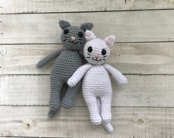 PDF Crochet Cat Pattern, Cat Family's Adult Body