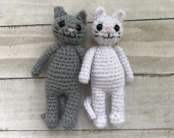 PDF Crochet Cat Pattern, Cat Family's Child Body