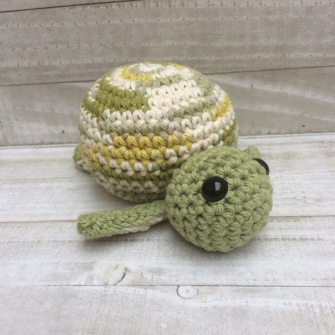 Turtle Rattle Kit DIY Turtle Baby Rattle Crochet Kit, Stuffed Animal - Etsy