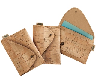 Mini Vegan Cork Card Holder | Business Card Holder | Italian Artisan | Affordable Gift