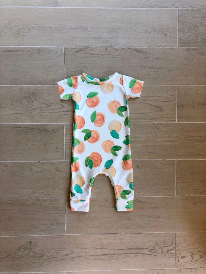 PRE-ORDER Peach Romper