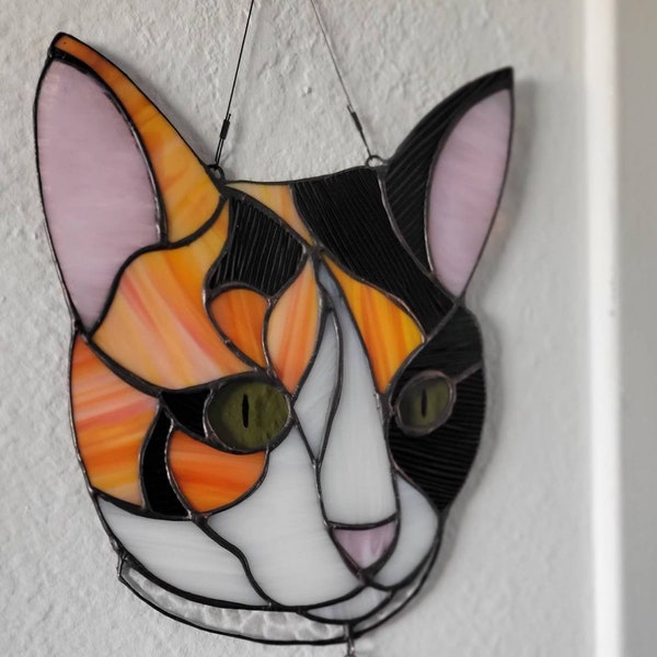 Pet Custom Stained Glass Portraits Etsy