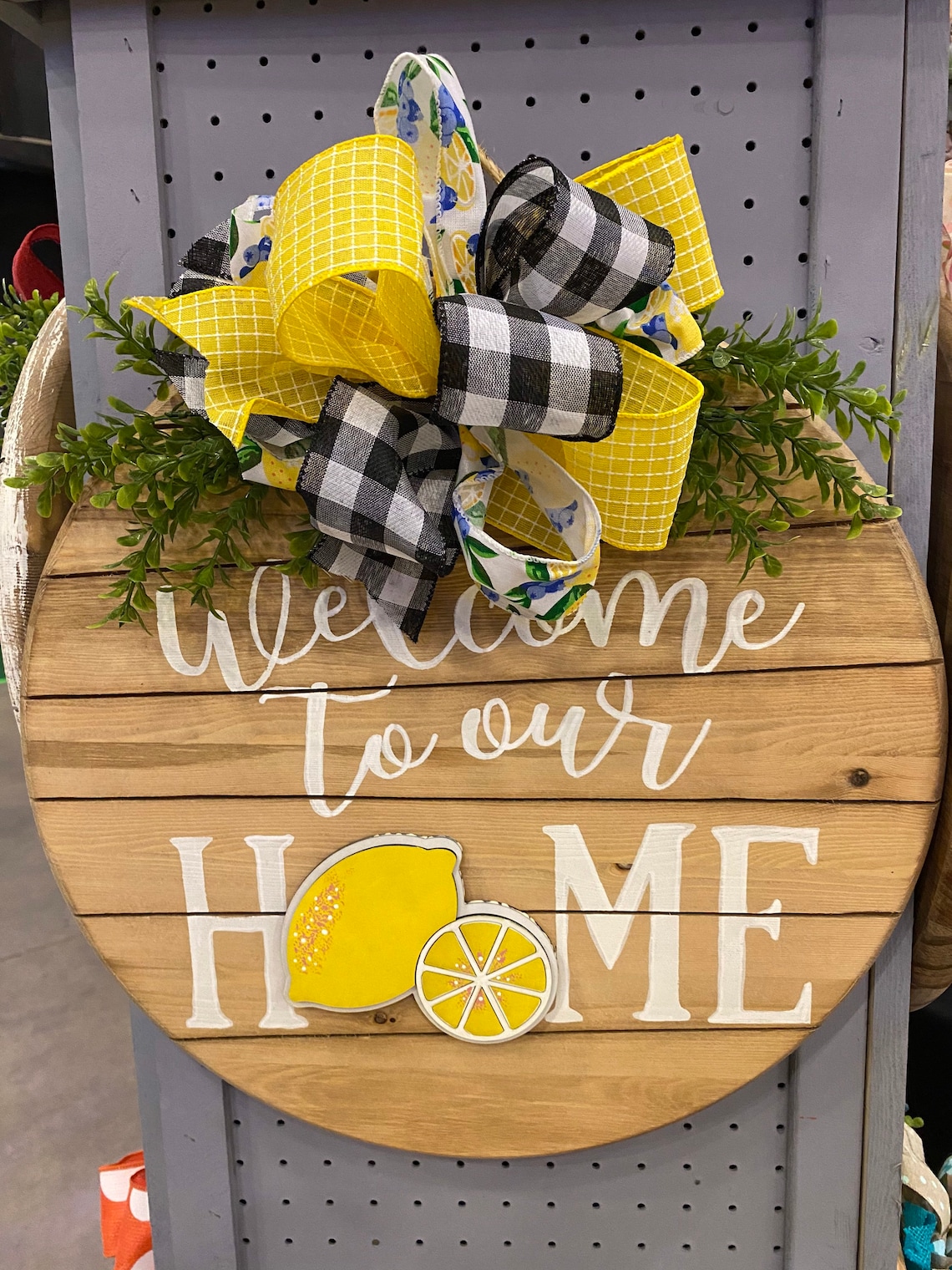 Round Door Hanger Etsy