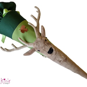 Schultüte Hirsch grün