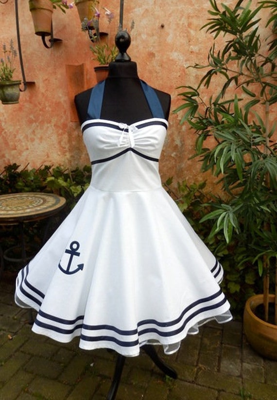 rockabilly sailor dress