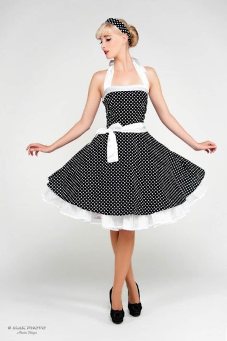 Petticoat 50s Rockabilly Pinup Dance Dress Dress Etsy