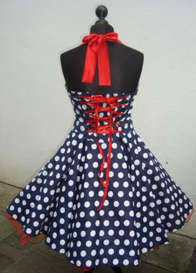 Petticoat 50s Rockabilly Pinup Dance Dress Dress | Etsy