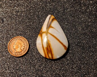 Polished Freeform Noreena Jasper Cabochon - 43x29mm