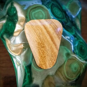 Picture Jasper Finished Shield Cabochon - 39x30mm