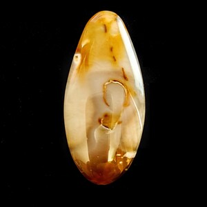 Handgemaakte 55x25mm gepolijste Polka Dot Mine Agaat Cabochon