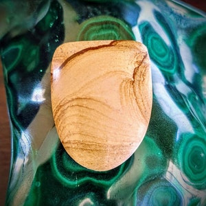 Picture Jasper Finished Shield Cabochon 2 - 39x30mm