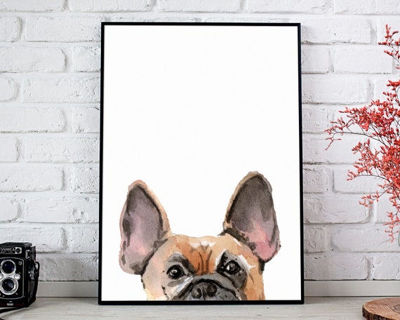 Printable Wall Art Dog French Bulldog Wall Decor Instant Etsy
