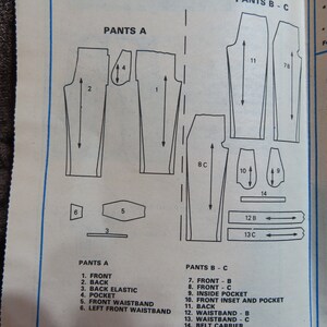 Vintage Misses' Pants Sewing Pattern McCall's 9218 size 12 UNCUT image 4