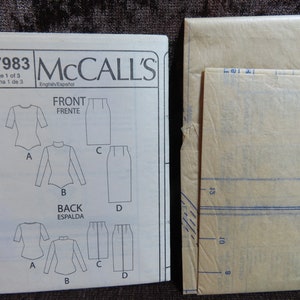 Misses' Top and Skirt Sewing Pattern McCall's 10304 size 6-8-10-12-14 UNCUT image 3