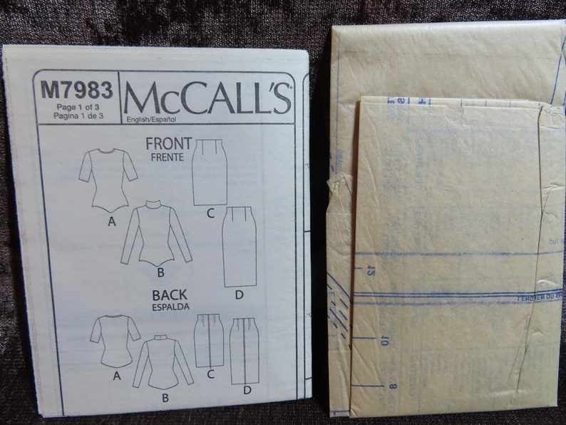 Misses' Top and Skirt Sewing Pattern McCall's 10304 size 6-8-10-12-14 UNCUT image 3