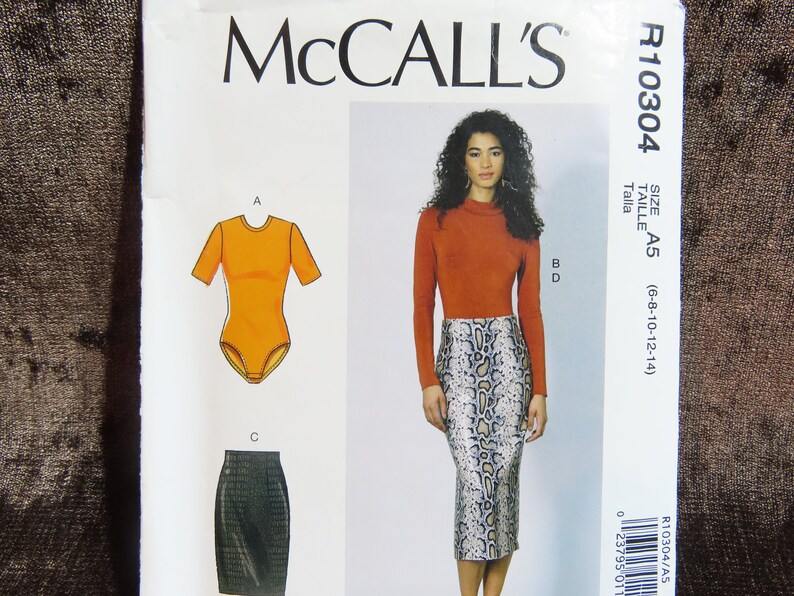 Misses' Top and Skirt Sewing Pattern McCall's 10304 size 6-8-10-12-14 UNCUT image 1