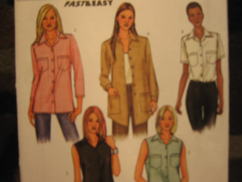 Misses/' Women/'s TopShirt Pattern Butterick 3926 Plus Sizes 18-20-22 UNCUT