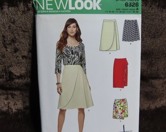 Misses/Women's Skirt Sewing Pattern New Look 6326 (Simplicity) size 10-12-14-16-18-20-22 UNCUT