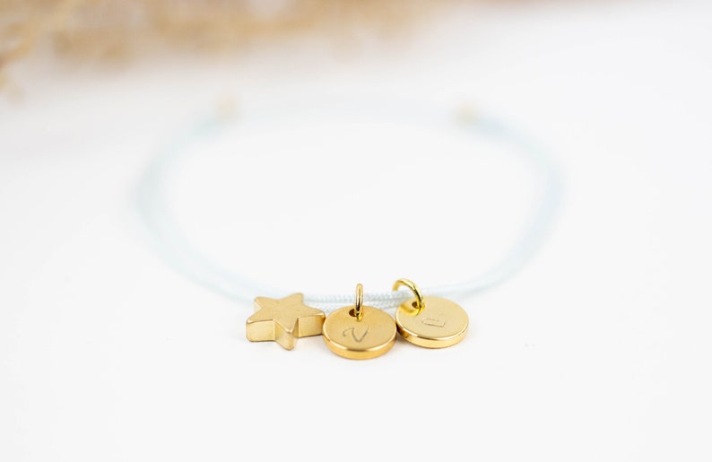 Friendship bracelet star Bracelet personalized Gift sister Girlfriend | Bracelet engraving