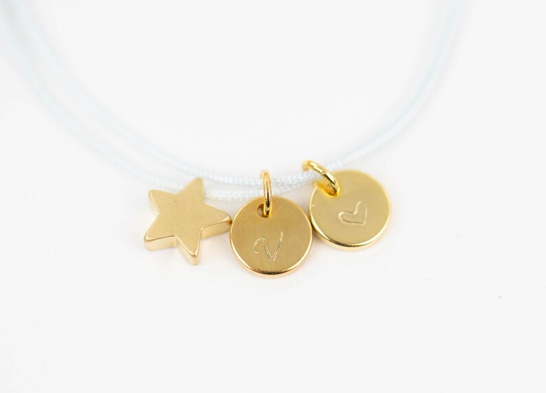 Friendship bracelet star Bracelet personalized Gift sister Girlfriend | Bracelet engraving