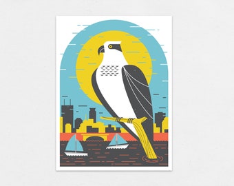 Osprey - Screen Printed Poster 18x24