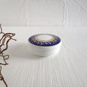 Vintage lidded box porcelain jewelry box storage order decoration Thomas Germany image 3