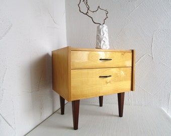 Vintage bedside table, bedside table, chest of drawers, telephone cabinet