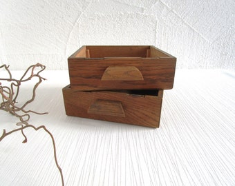 1 Small wooden box plant box storage organization kitchen bathroom decoration