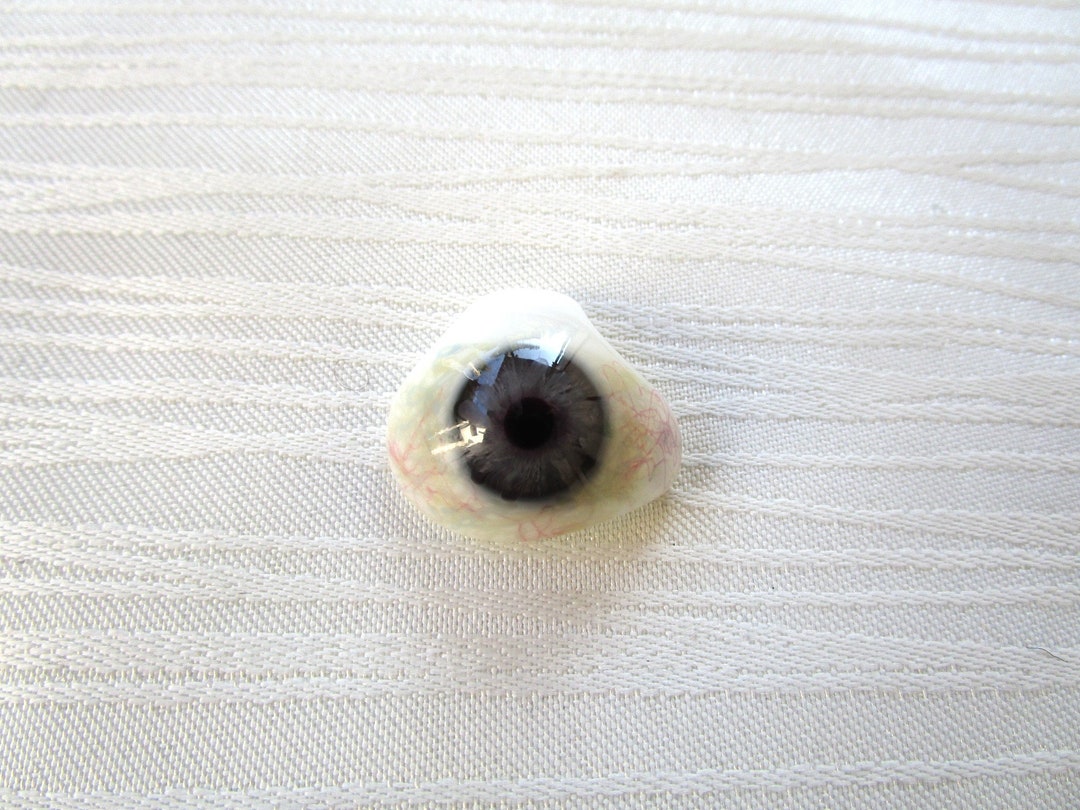 Vintage Glass Eye Prosthetic Eye Jewelry Making Dolls Etsy