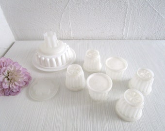 Vintage Tupperware pudding mold set Jellyette