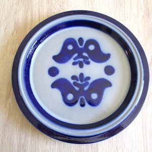 2er Set Essteller Merkelbach Goebel Salzglasur W. Germany Steingut Teller 24cm