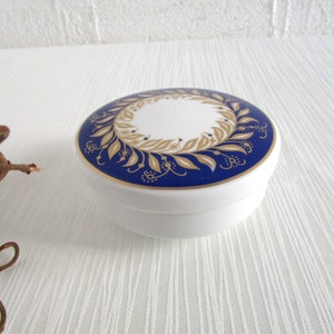 Vintage lidded box porcelain jewelry box storage order decoration Thomas Germany image 1
