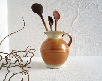 Vintage Krug Keramik Vase Blumenvase Landhaus Küche