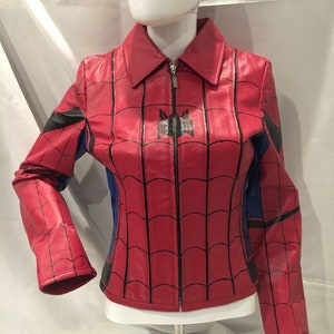 Spider-man Homecoming Womens xs Leather Jacket