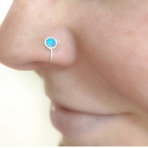 Neusmanchet geen piercing nep neusring - neusring clip - nep neuspiercing - neuspiercing clip