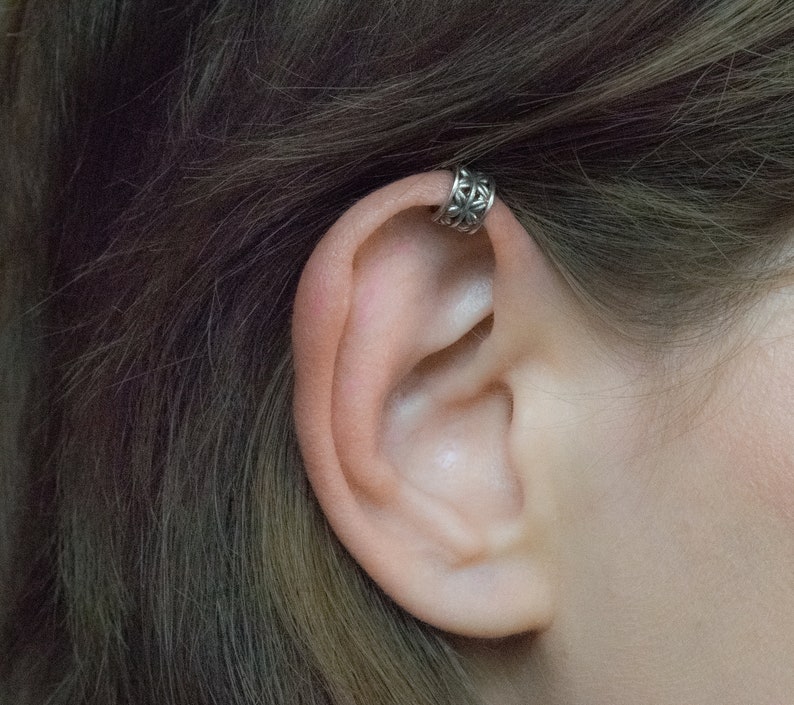 SALE ear cuffs no piercing wide Helix Ear Cuff Clip On No Etsy