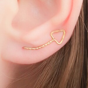 Ear Climber - Ear Crawler - designed ear climber arrow - Ear Wrap