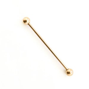 Kolczyki sztanga-Industrial Kolczyki sztanga-Industrial Barbell Stal chirurgiczna-Industrial Piercing-Biżuteria rusztowaniowa-316L Stal chirurgiczna