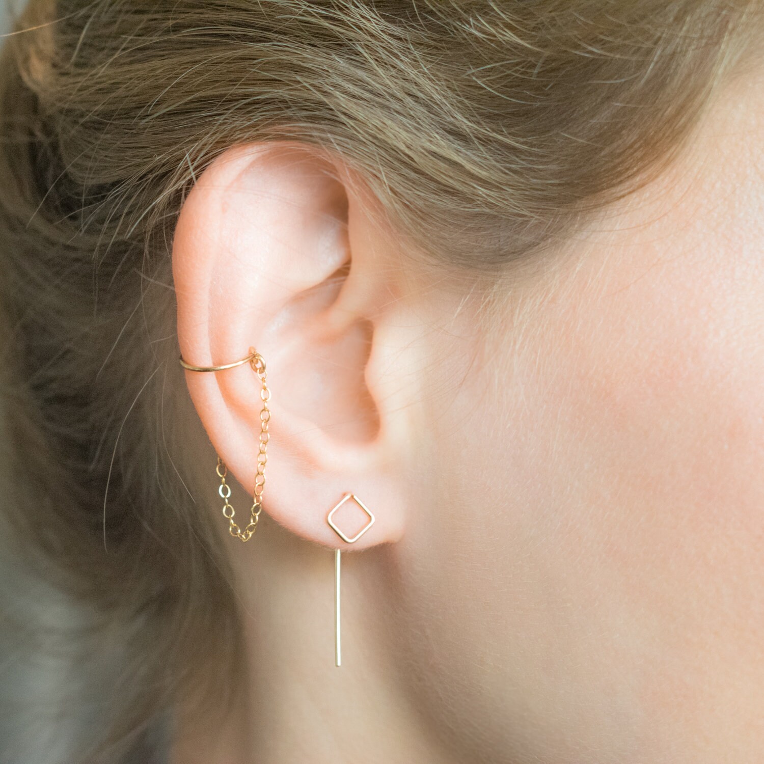 Black Friday Chain Cuff Chain Cuff Earring Ear Cuff Etsy