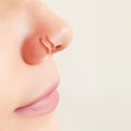 Nose Ring 22g - Double Hoop Nose Ring Single Pierced - Nose Piercing - Double Nose Ring - Single Pierce Double Hoop - Twisted Piercing Hoop product logo