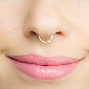 Gold Fakepiercing Fake Septum, faux septum