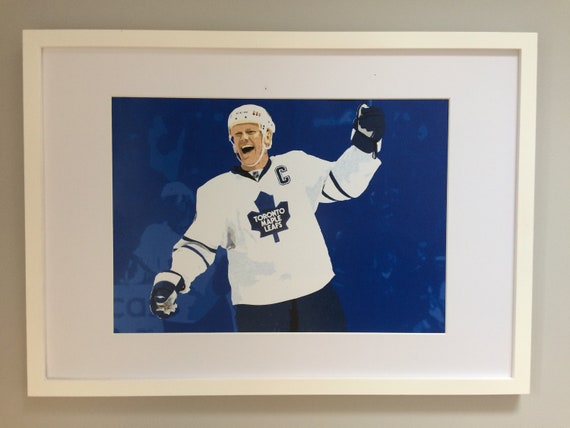 Mats Sundin Hockey Art Print Etsy