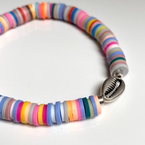Colorful Bracelet, Katsuki, Heishi Beads, Shell, Rainbow, Friendship Bracelet