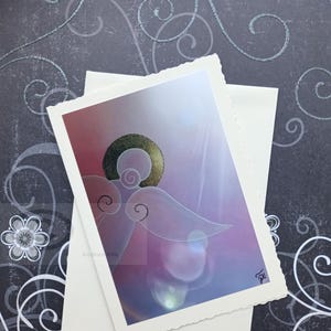 Klappkarte mit Umschlag,Engel,Schutzengel,Geburtstag