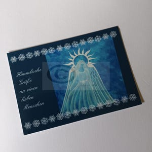 Postkarte - Himmlische Grüsse an einen lieben Menschen,Engel,Schutzengel